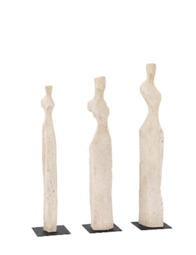 Phillip's Collection Cast Women Sculptures, Set of 3 PH106455